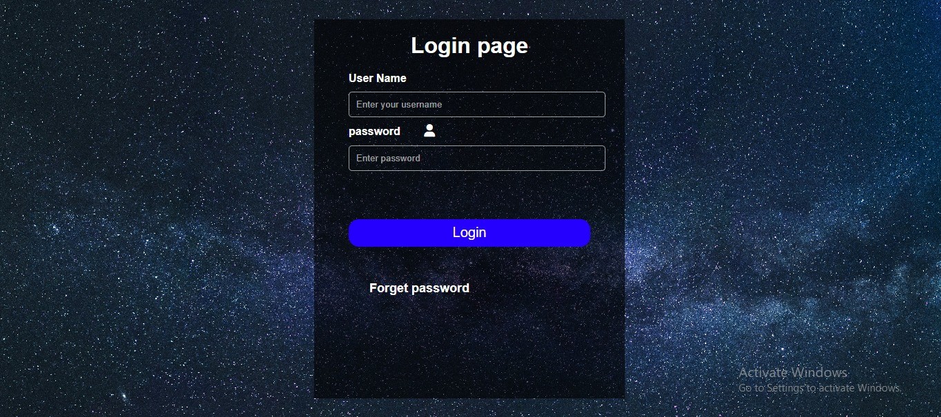 تصميم صفحه تسجيل دخول login page احترافية