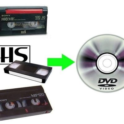 تحويل أفلام الكاسيت القديمة (Betamax/VHS/8mm) إلى DVD