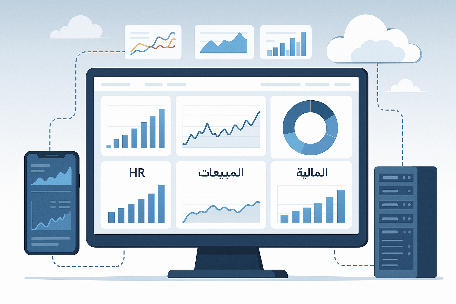تصميم-أنظمة-erp-مخصصة-لإدارة-العمليات-التجارية-والموارد-البشرية