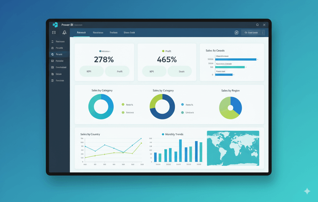 تحليل البيانات وإنشاء تقارير احترافية باستخدام Excel وPower BI