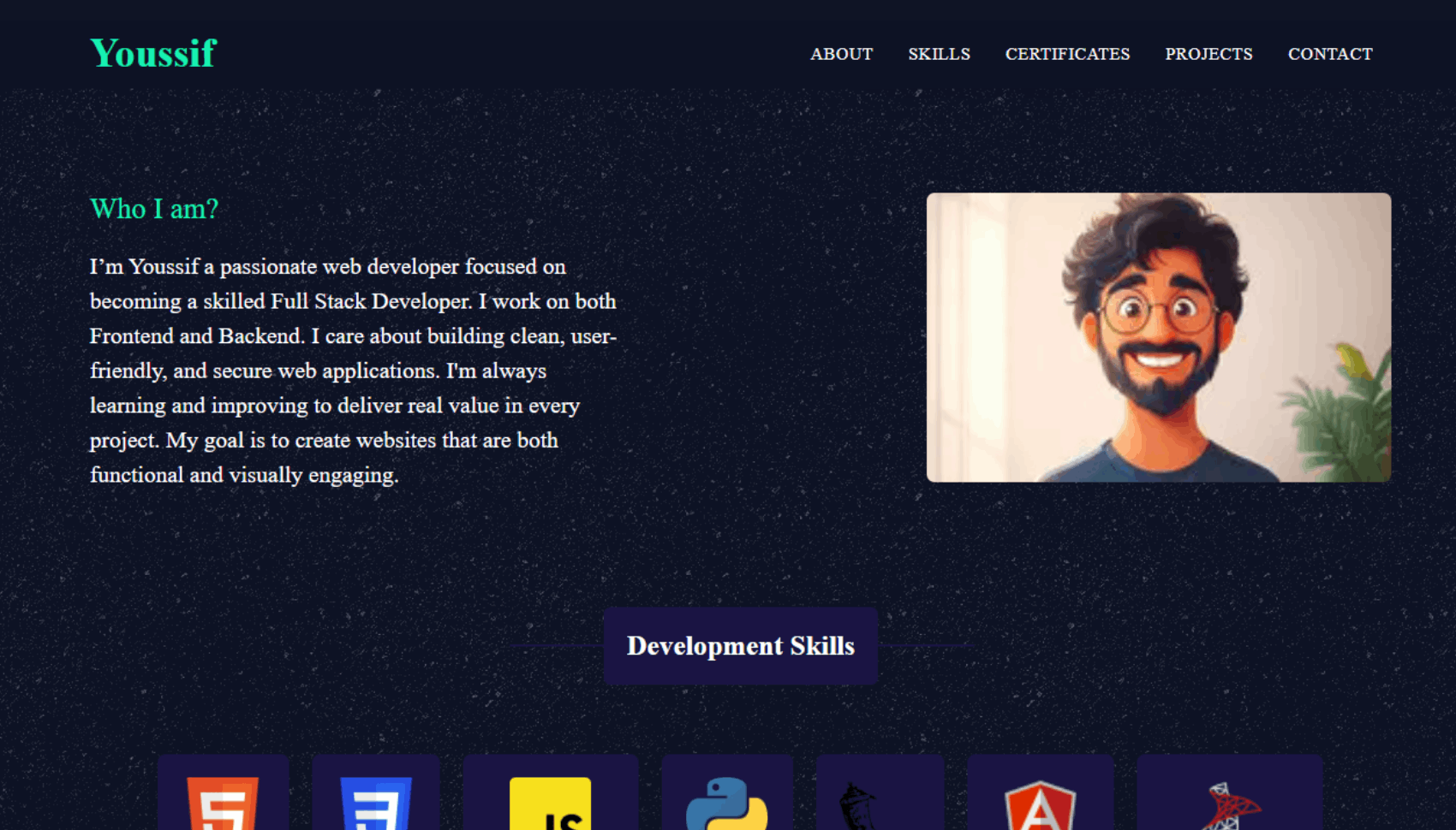 إنشاء موقع شخصي (Portfolio) متكامل للعملاء والشركات