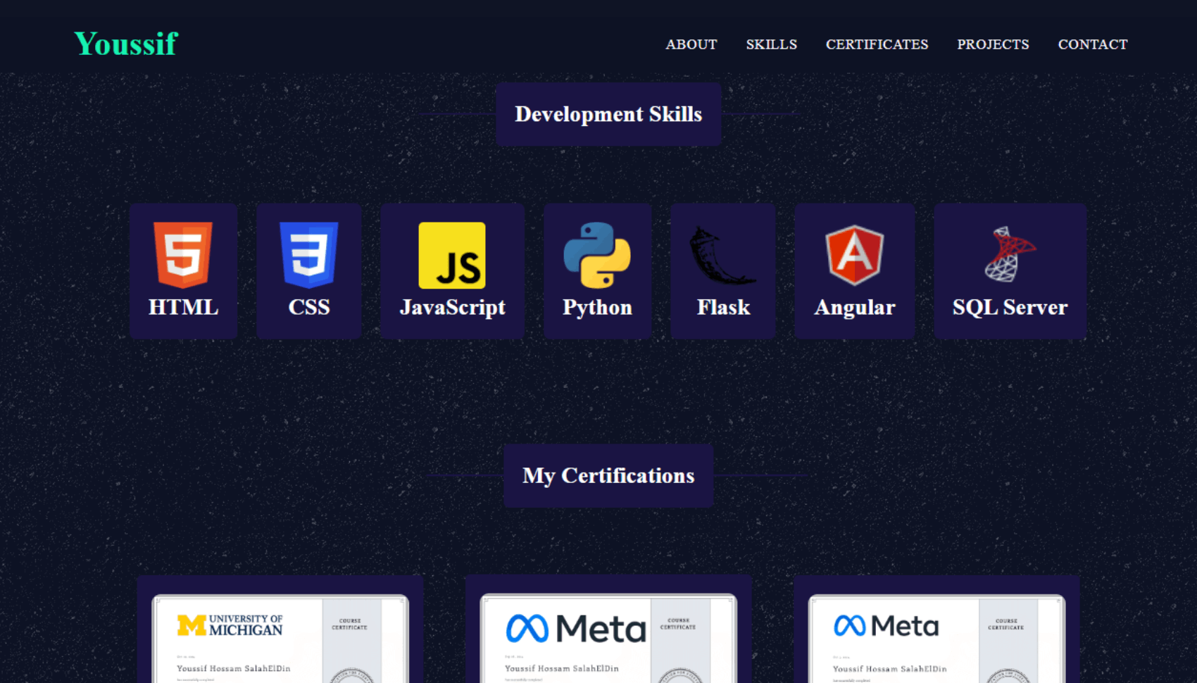 إنشاء موقع شخصي (Portfolio) متكامل للعملاء والشركات