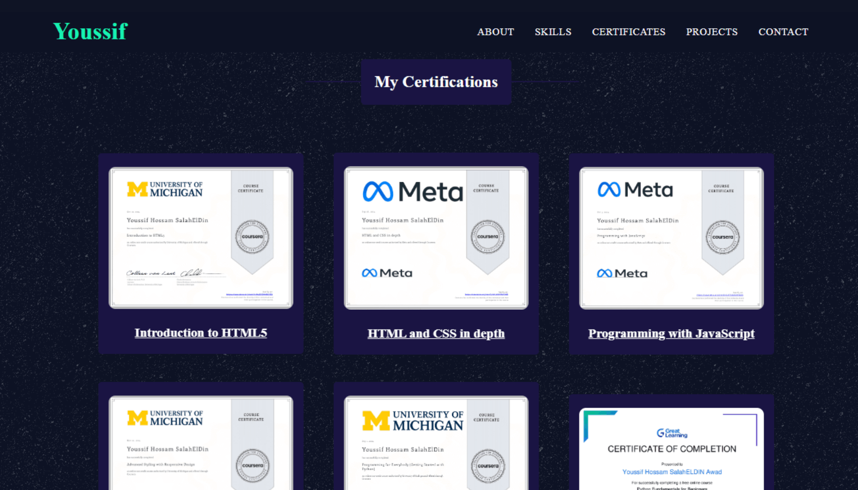 إنشاء موقع شخصي (Portfolio) متكامل للعملاء والشركات