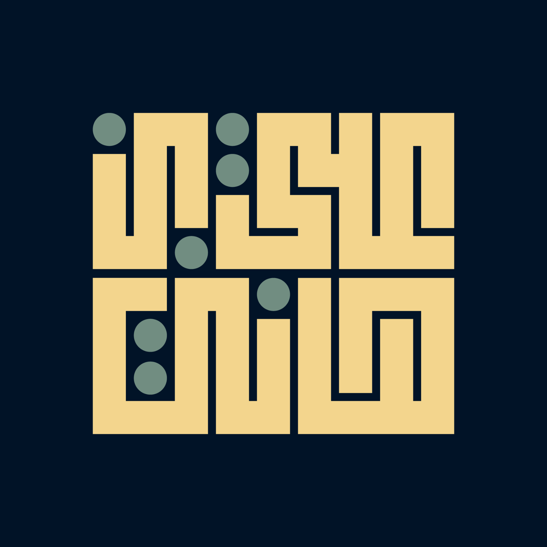 تصميم شعار بالخط الكوفي العربي