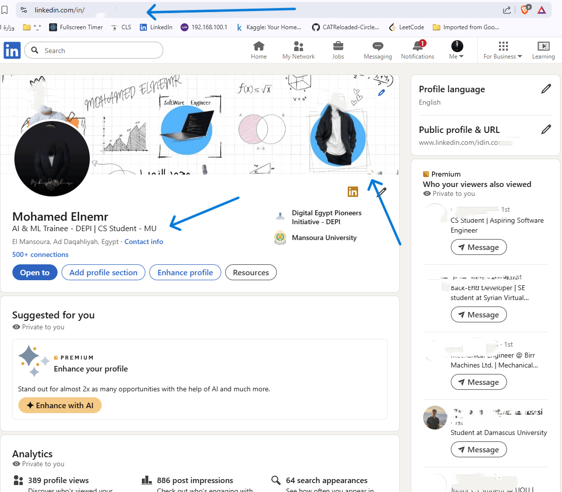 تصميم سيرة ذاتية متوافقة مع ATS وتحسين بروفايل LinkedIn