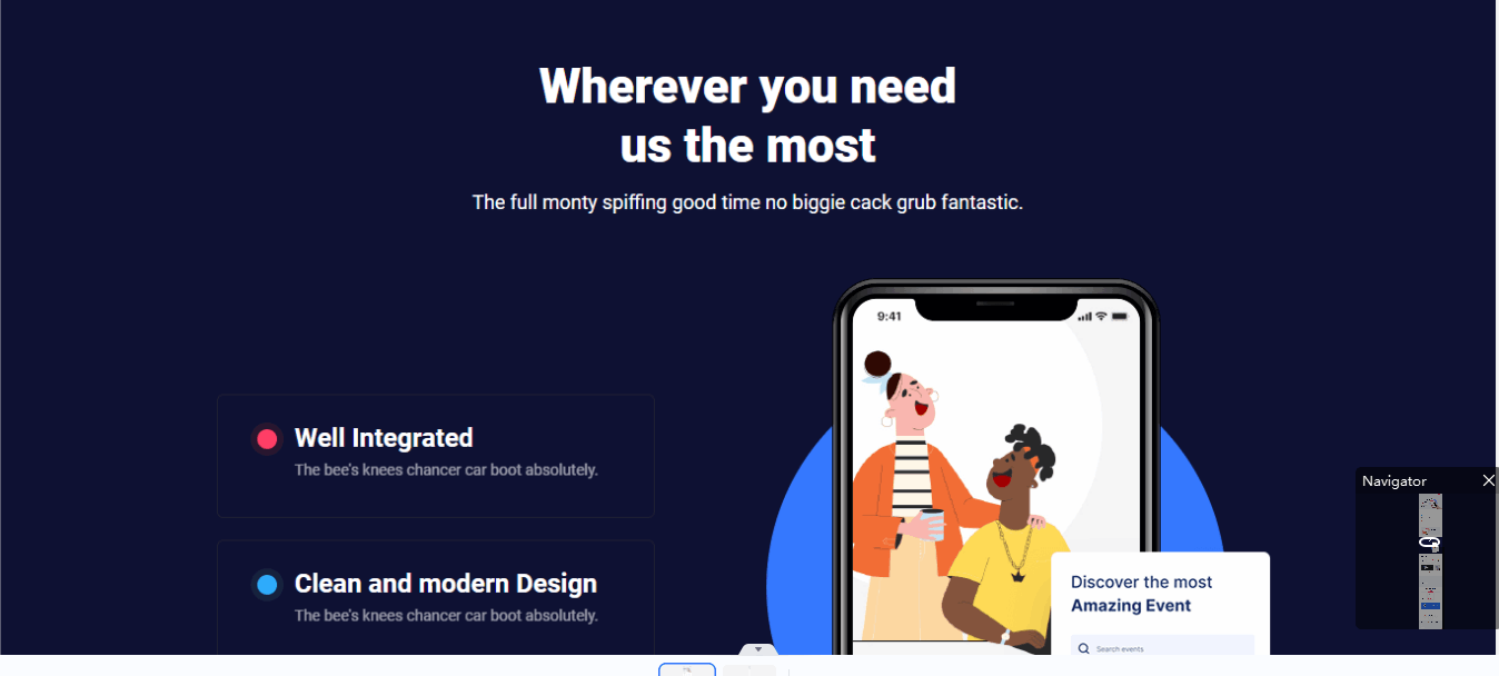 تصميم صفحه هبوط Landing page بطريقه جذابه ورائعه