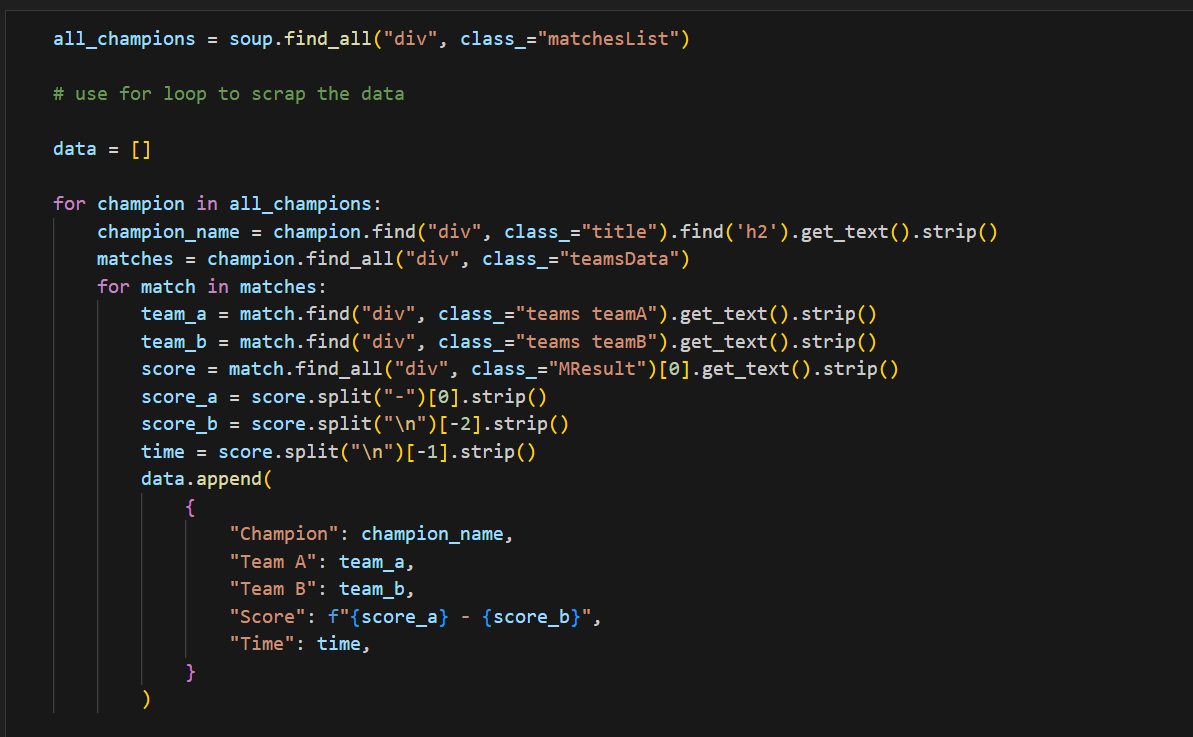 سحب و استخراج البيانات من مواقع الانترنت (web scraping)