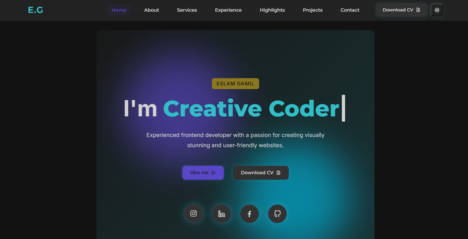 إنشاء بورتفوليو احترافي لمصممين ومبرمجين