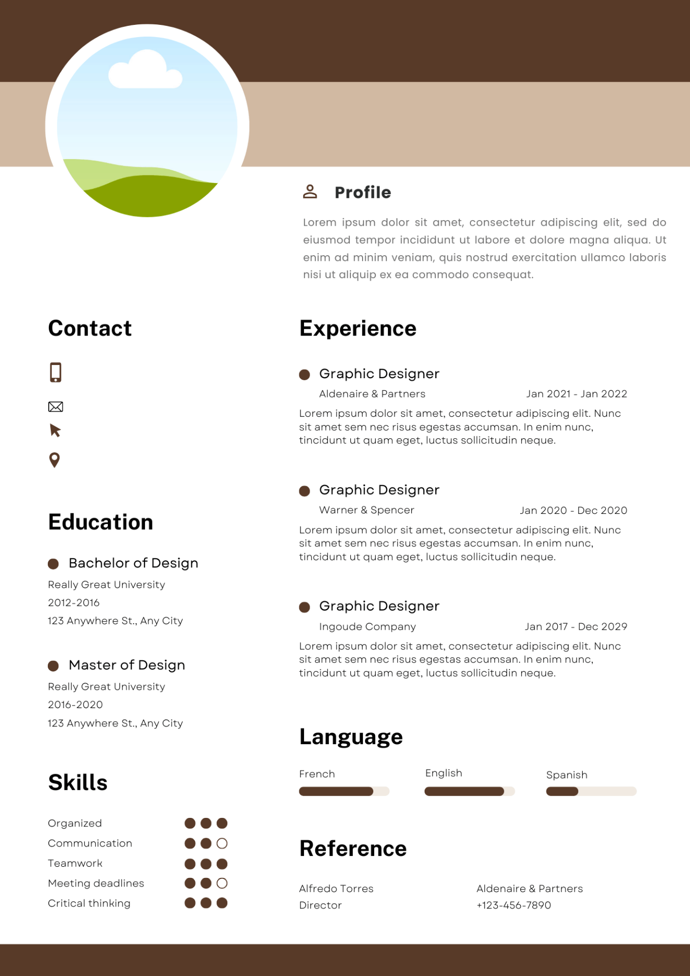 تصميم سيرة ذاتية احترافية تُبرزك