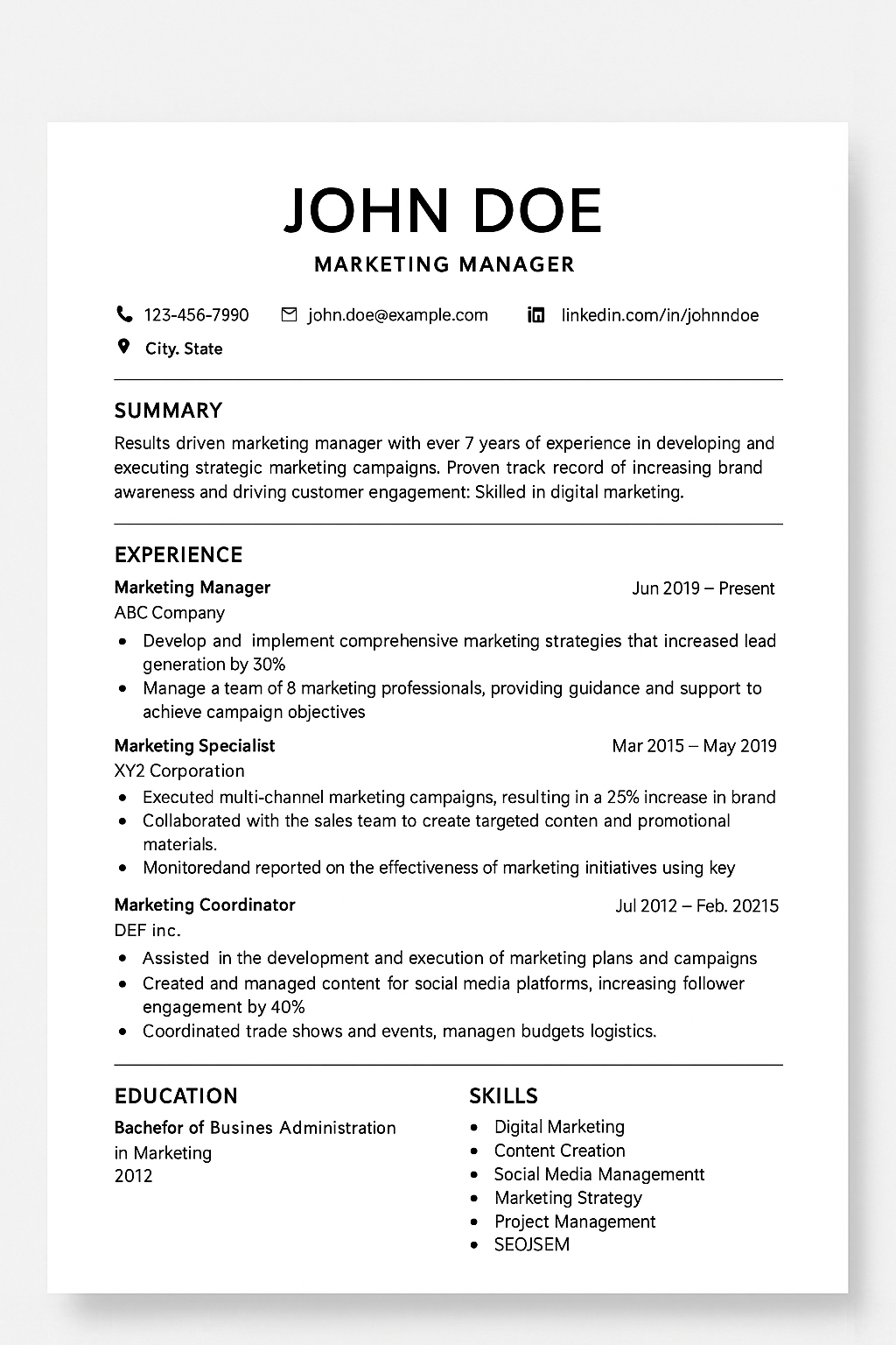 عمل-cv-احترافي