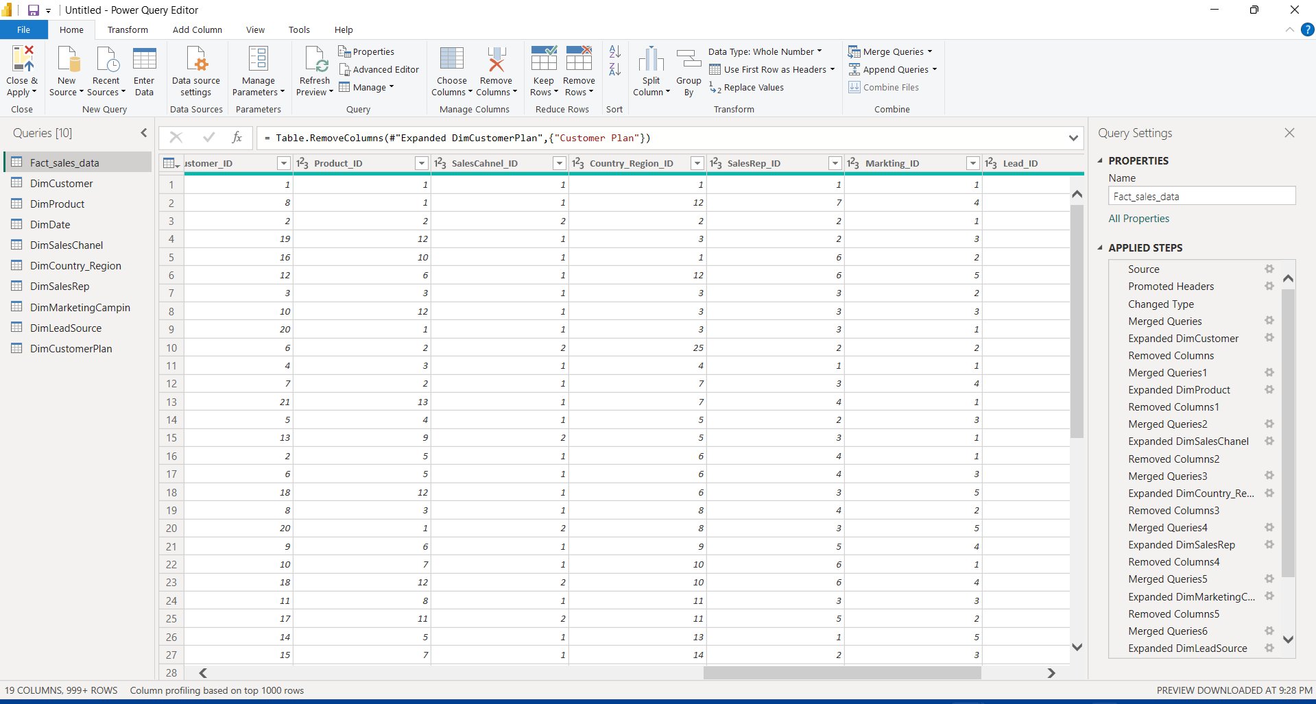 تحليل وتنظيم البيانات وتصميم لوحة تحكم تفاعلية بـ Power BI