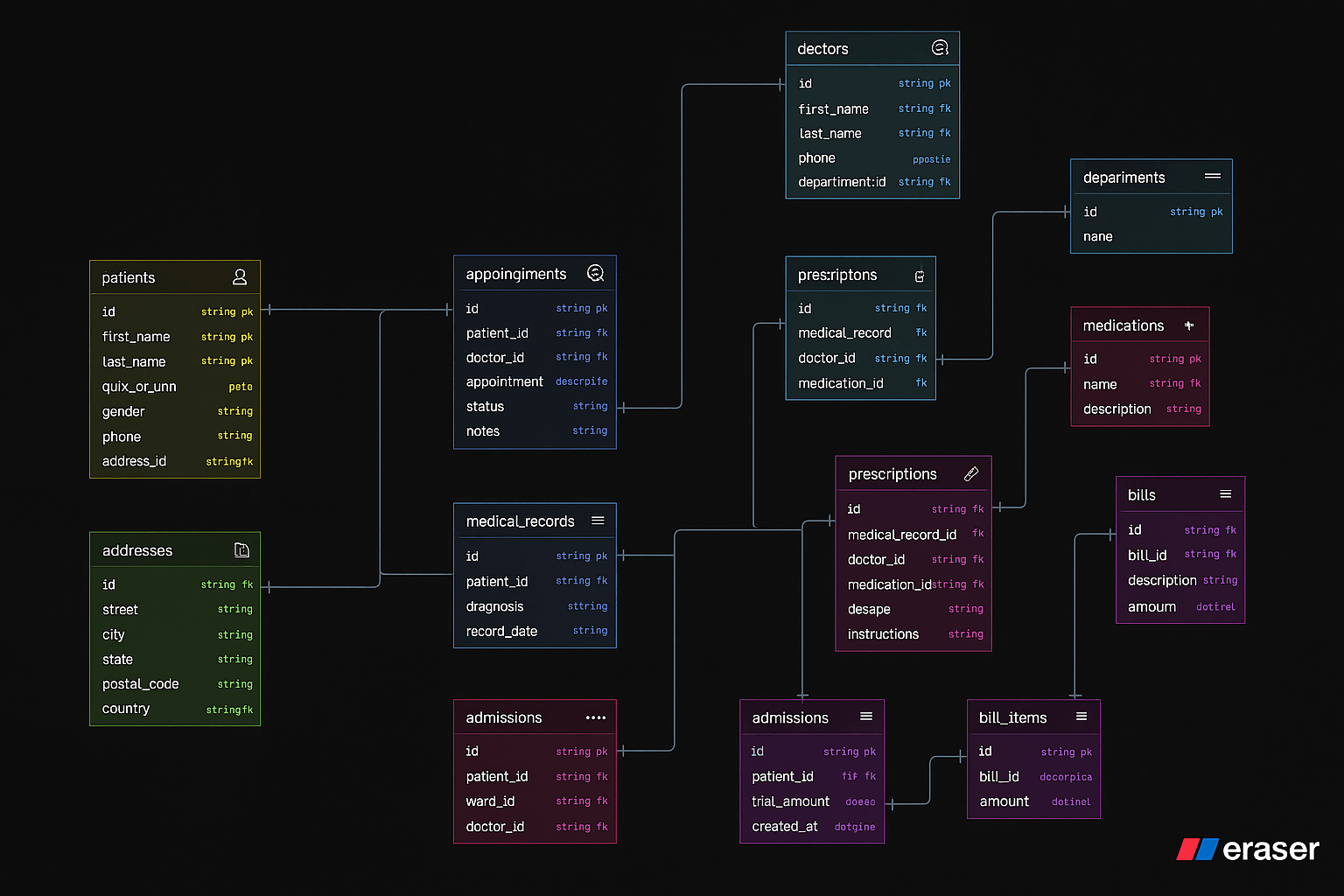 إنشاء قاعدة بيانات SQL Server احترافية + تصميم مخطط ERD