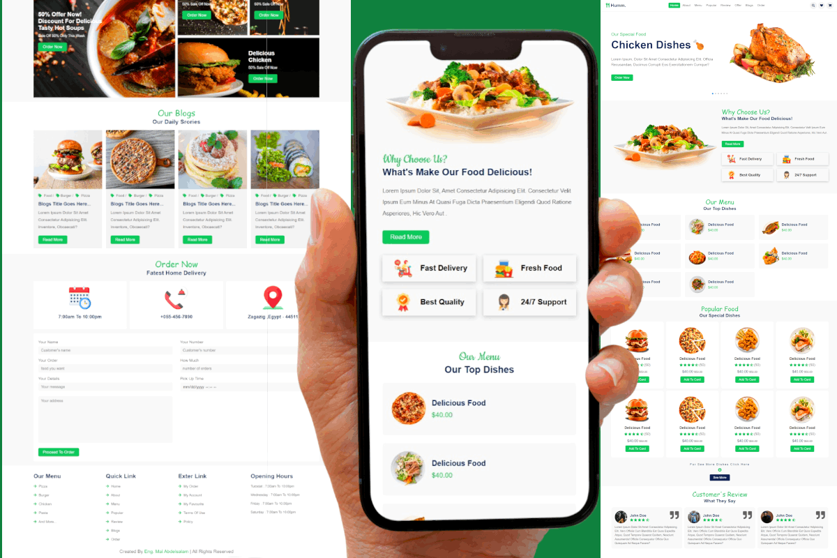 تصميم landing page احترافي