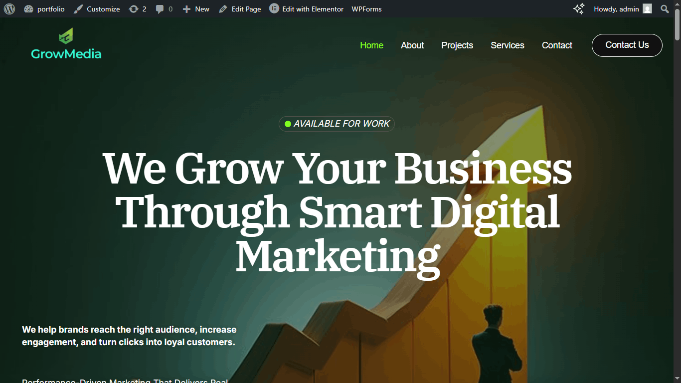 تصميم-وبناء-بورتفوليو-ووردبريس-احترافي-لمقدم-خدمات