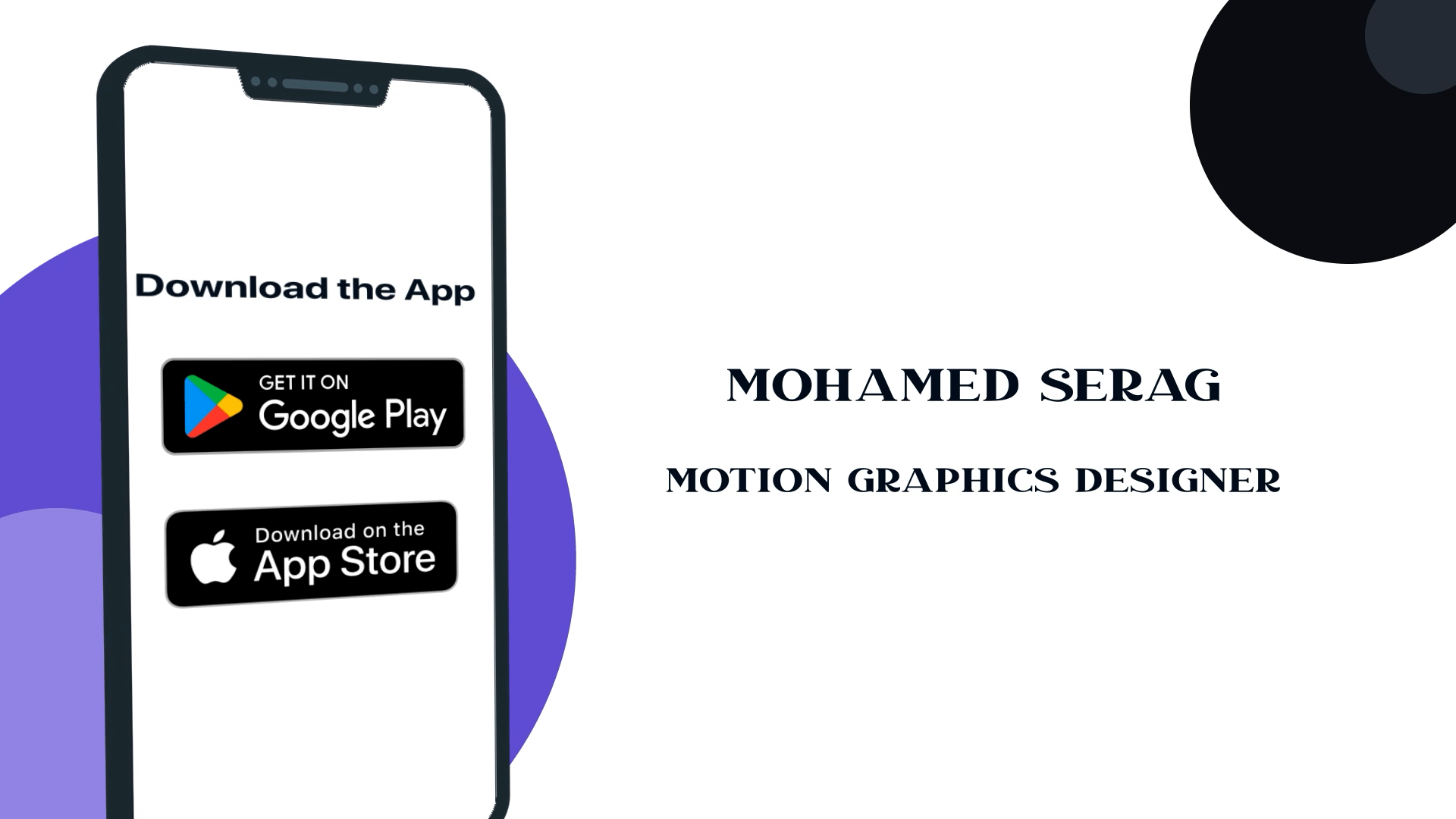 فيديو ترويجي احترافي للتطبيقات مع أنيميشن هاتف ثلاثي الأبعاد