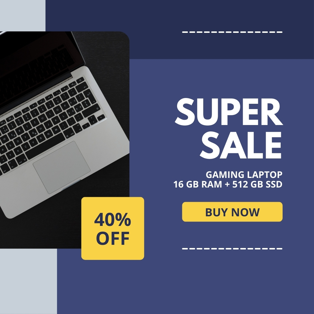 تصميم-إعلان-احترافي-لعروض-laptop-للسوشيال-ميديا