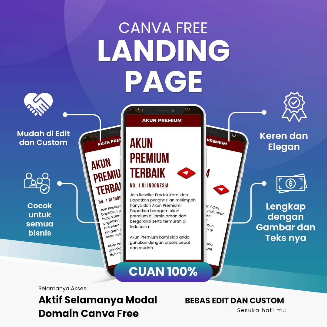 30+ Template Landing Page Format Canva
