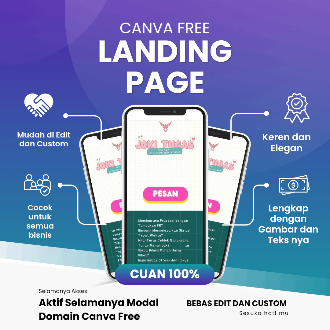 30+ Template Landing Page Format Canva