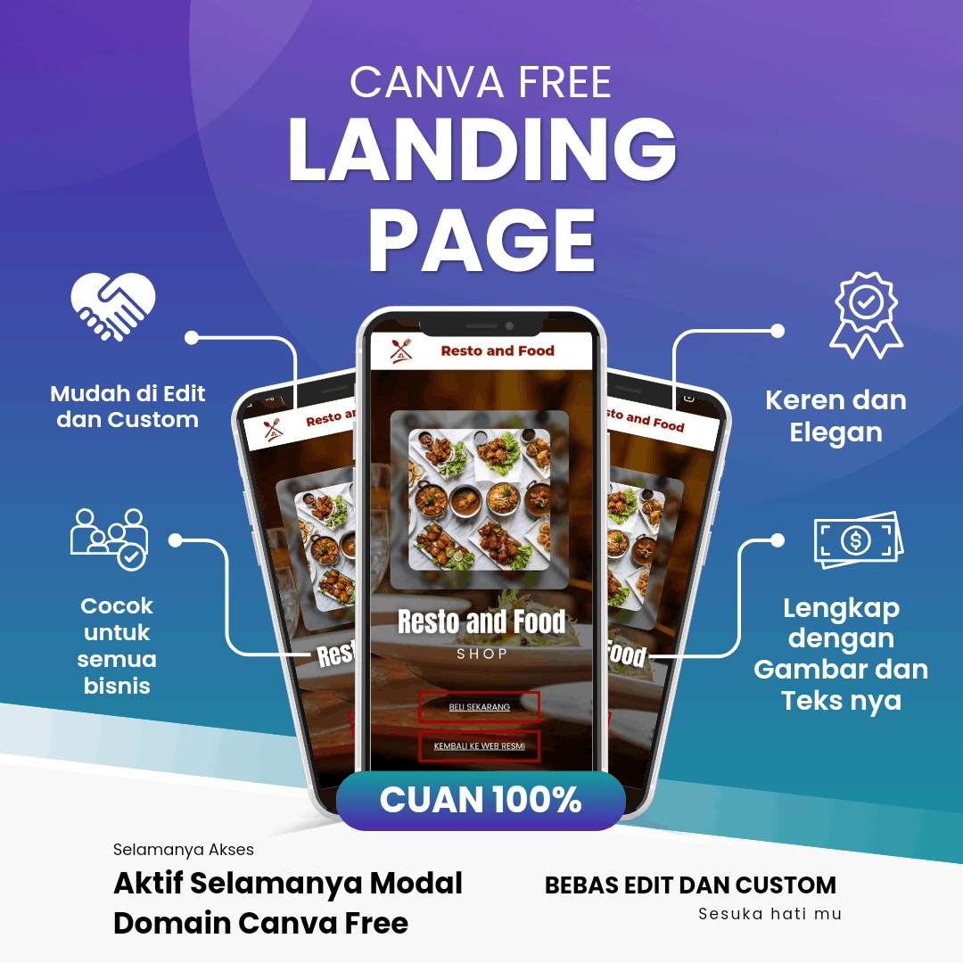 30+ Template Landing Page Format Canva