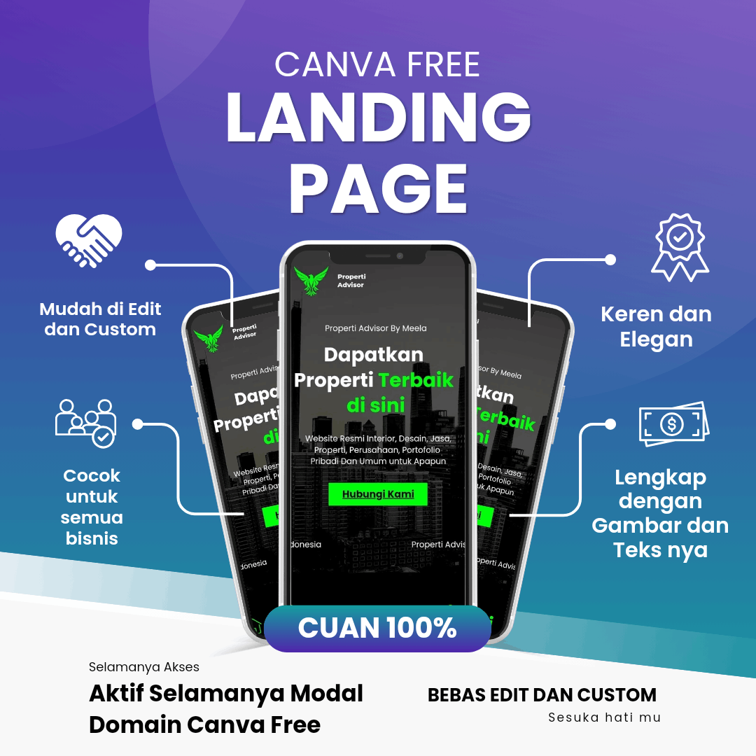 30+ Template Landing Page Format Canva
