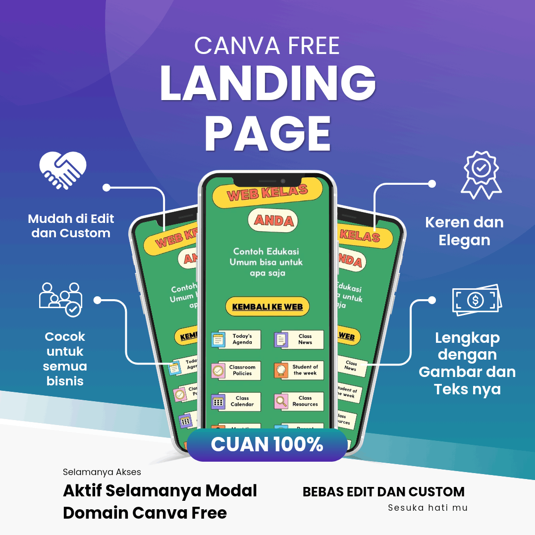 30+ Template Landing Page Format Canva