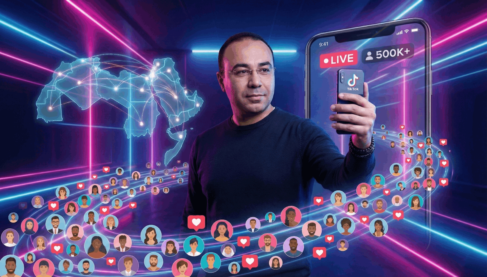 اقوم بعمل بث مباشر ترويجي لمتجرك أو منتجاتك على التيك توك