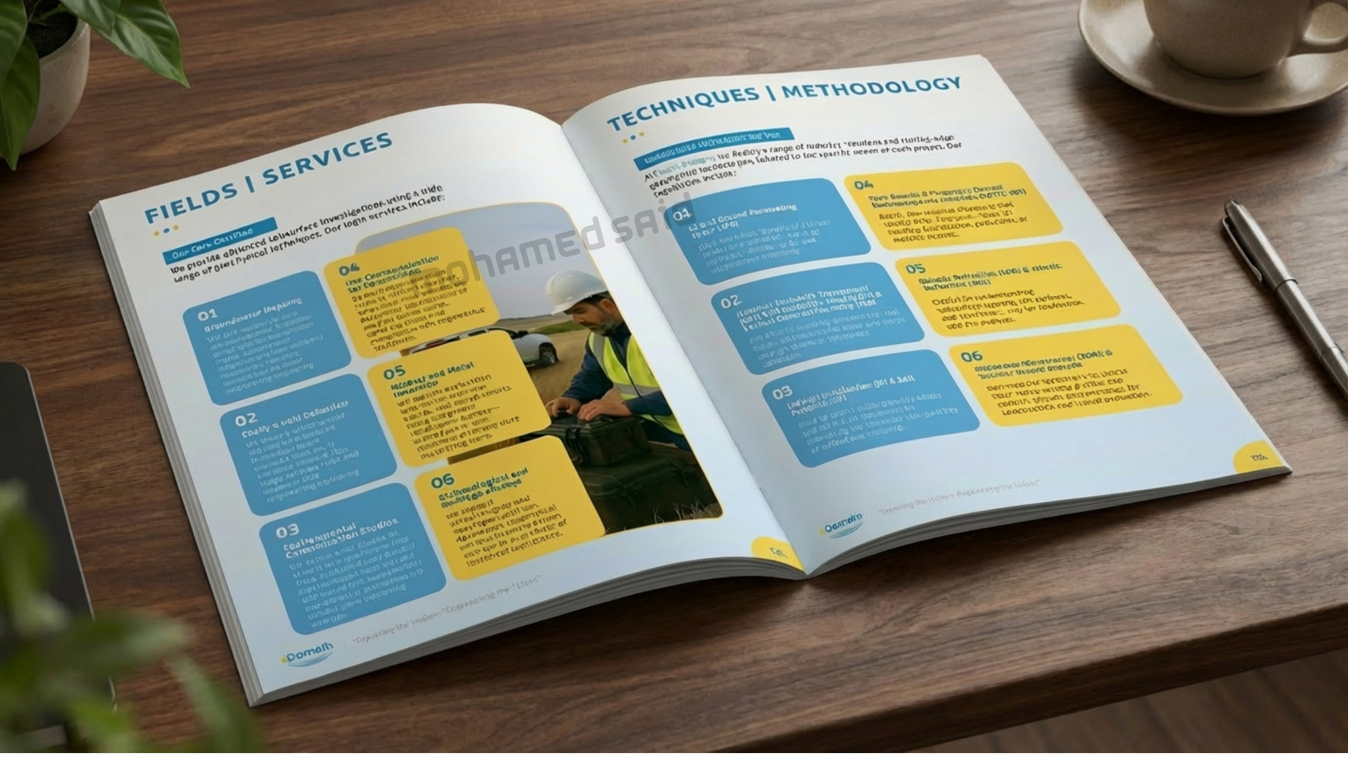 تصميم وكتابة بروفايلات الشركات باحترافية عالية وجودة مميزة