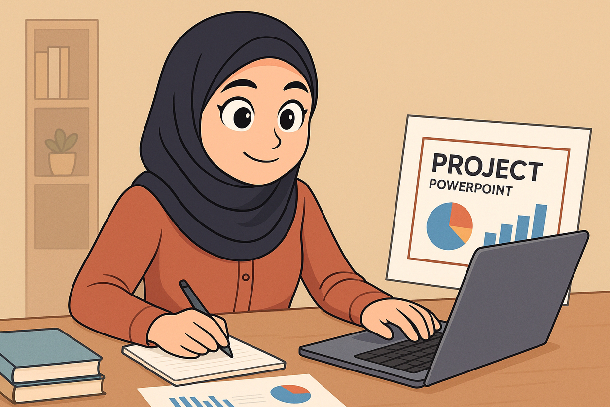 تصميم-مشاريع-و-ابحاث-وعروض-في-powerpoint