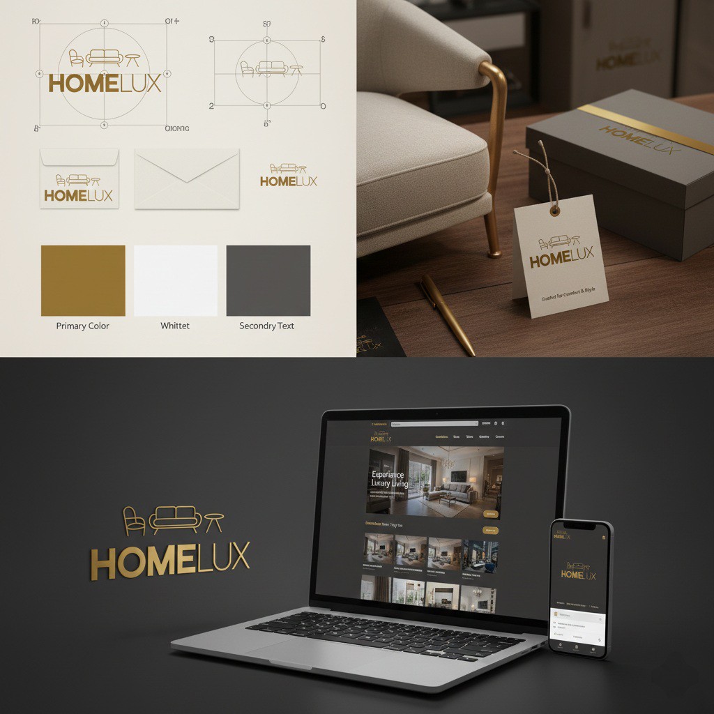 تصميم شعارات وهوية بصرية احترافية