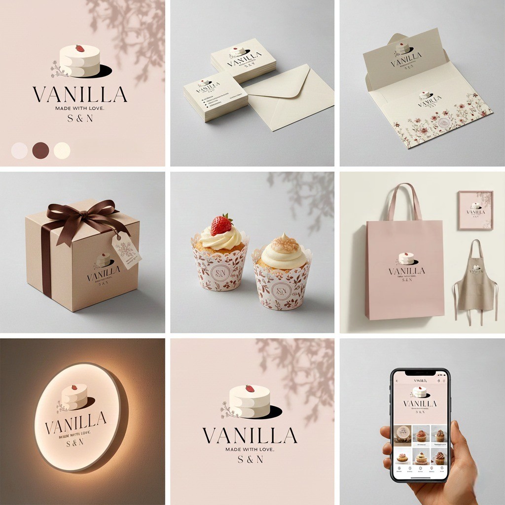 تصميم شعارات وهوية بصرية احترافية