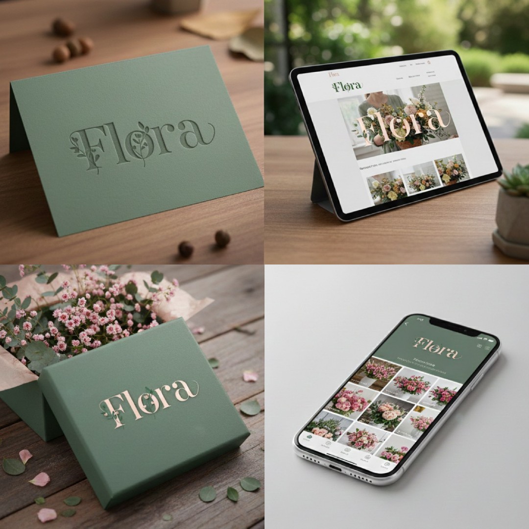 تصميم شعارات وهوية بصرية احترافية