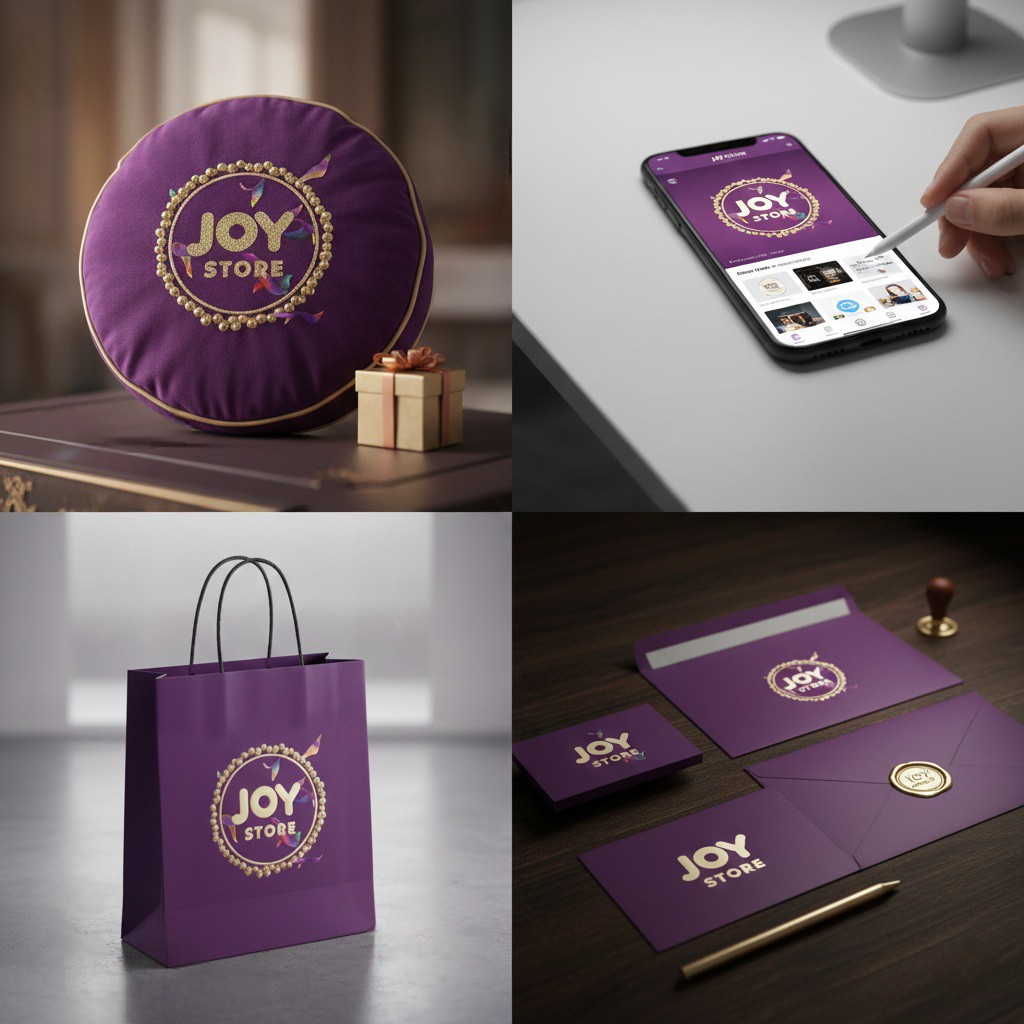 تصميم شعارات وهوية بصرية احترافية