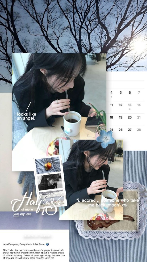 Editing foto aesthetic