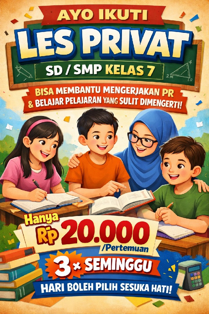 les-privat-sd-smp-kelas-7