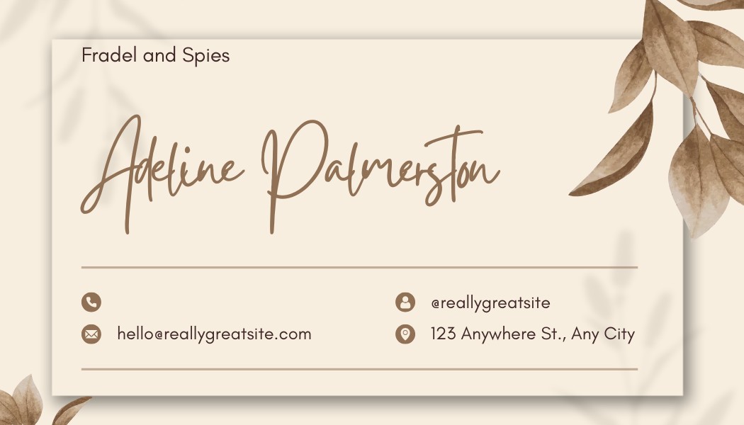 تصميم كارت شخصي