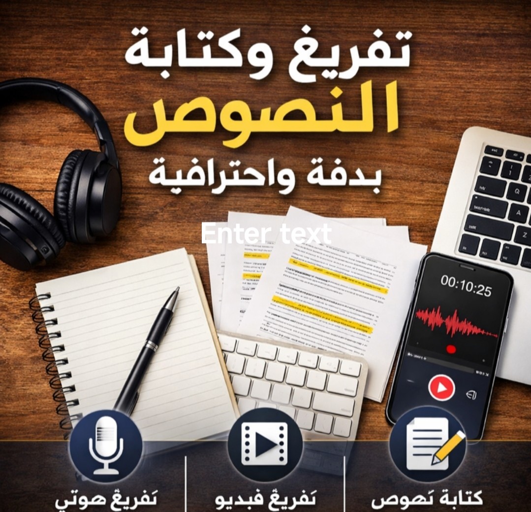 تفريغ-و-كتابه-النصوص-بدقه-احترافيه-ف-وقت-سريع