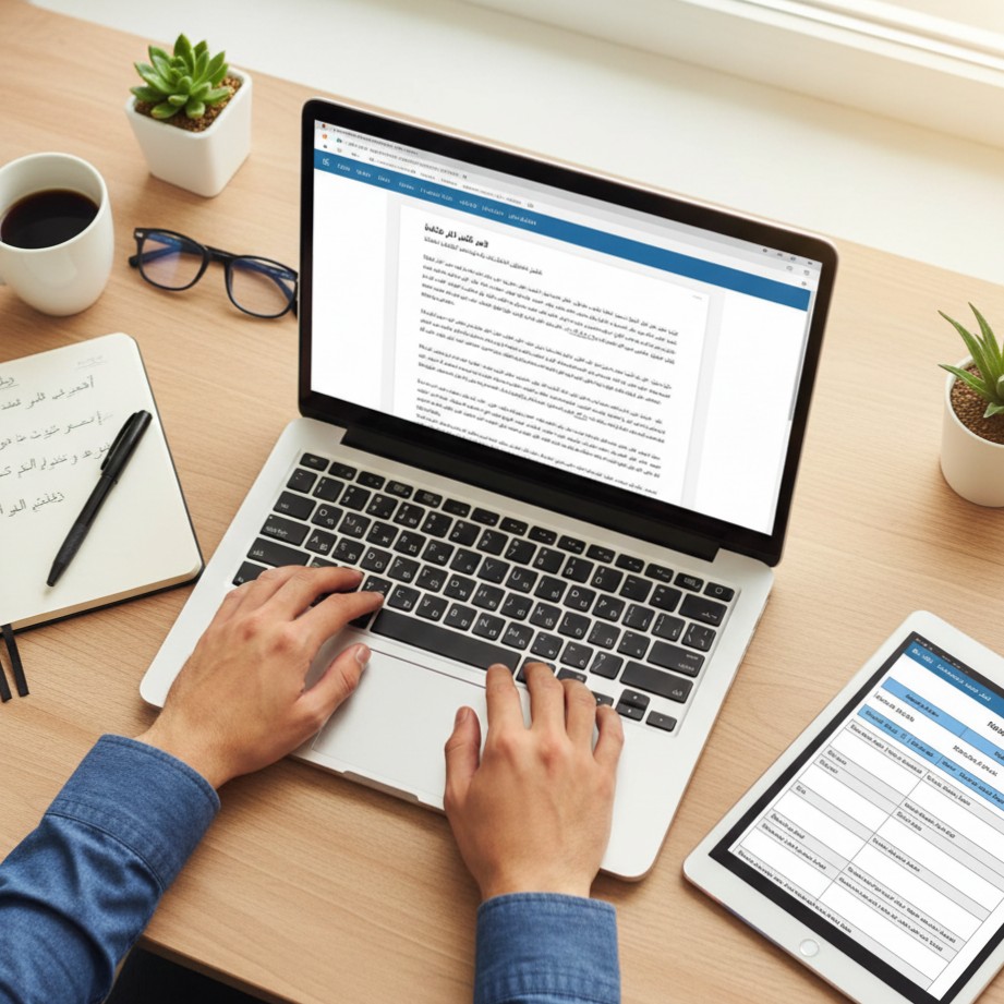 إدخال-بيانات-وتنسيق-ملفات-word-بدقة-وسرعة
