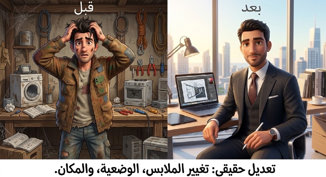 تعديل-صورتك-بالذكاء-الاصطناعي-بدقة-واقعية-100-تجربه-صورتان-مجانا