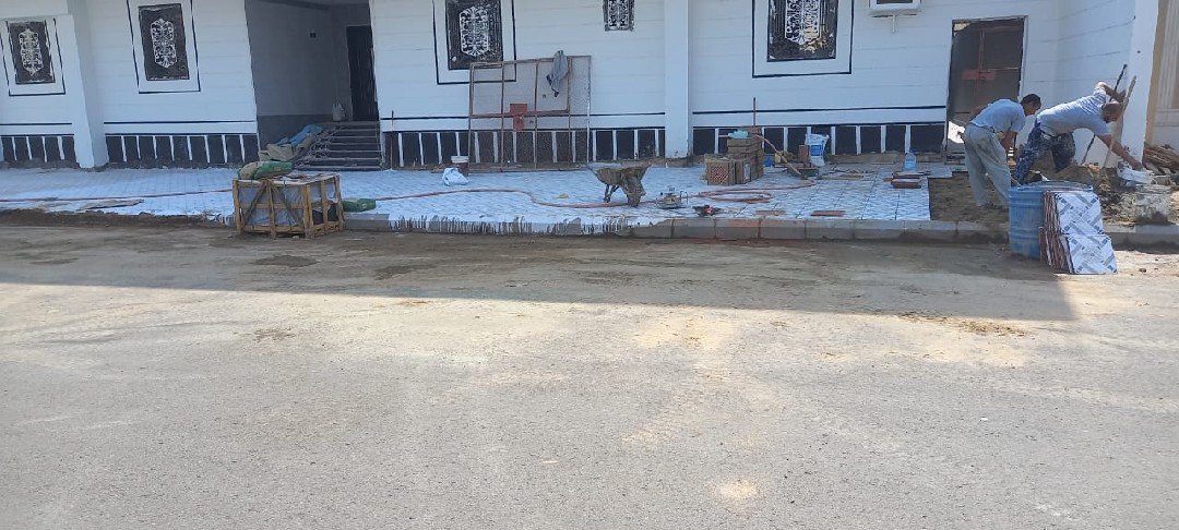 معلم بلاط مع سيراميك ورخام