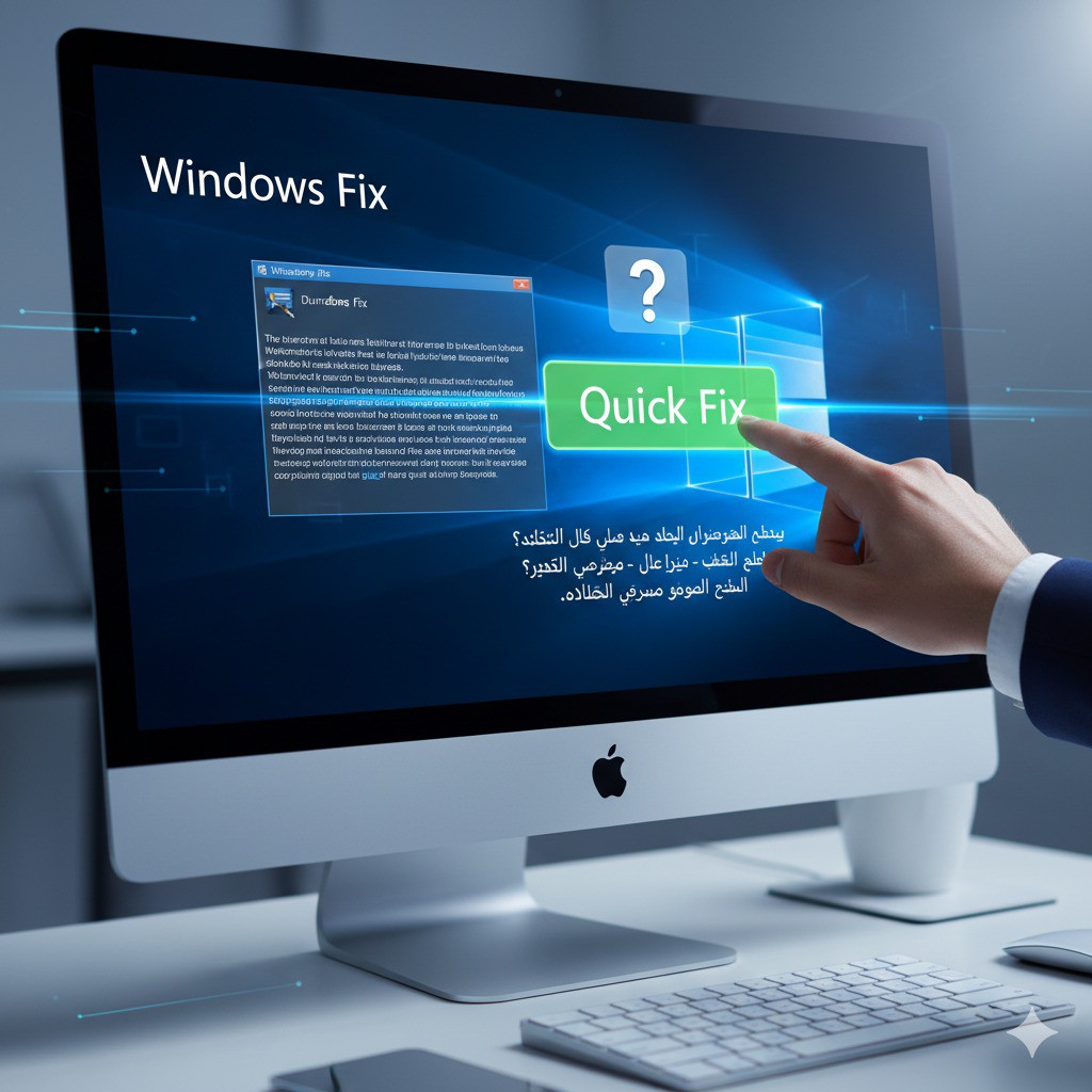 اصلاح واعطال مشاكل الويندوز و الشاشه الزرقاء