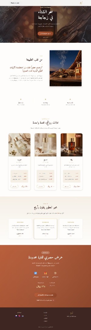 صفحة هبوط احترافية